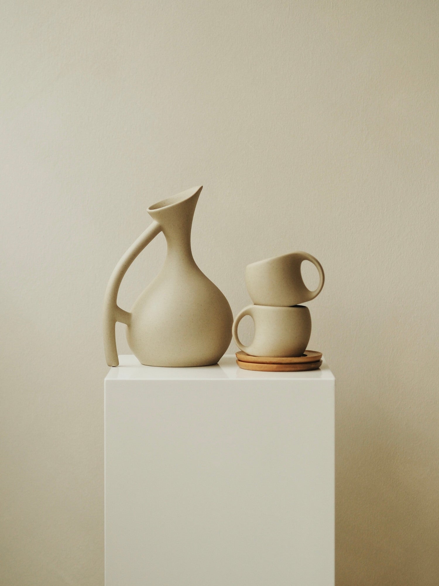 CURVED SAND SERIES – PITCHER & MUG SET